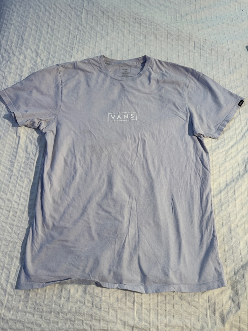 Vans Lilac Logo Short Sleeve Tee